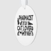 Cat Lover Pharmacist Ornament (voorkant)