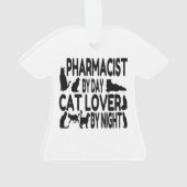 Cat Lover Pharmacist Ornament (achterkant)