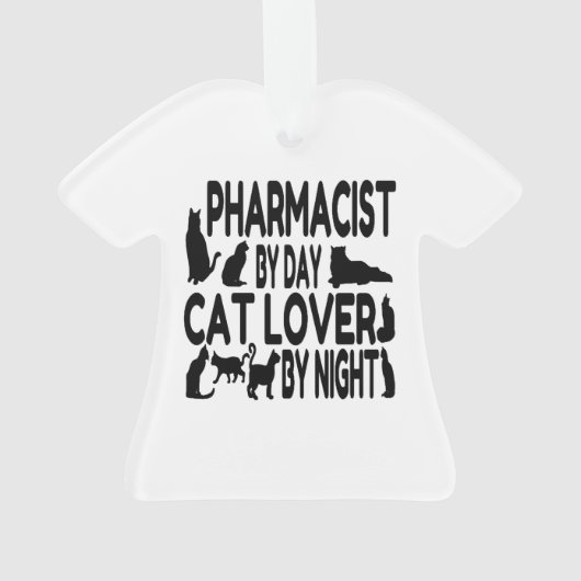 Cat Lover Pharmacist Ornament (achterkant)