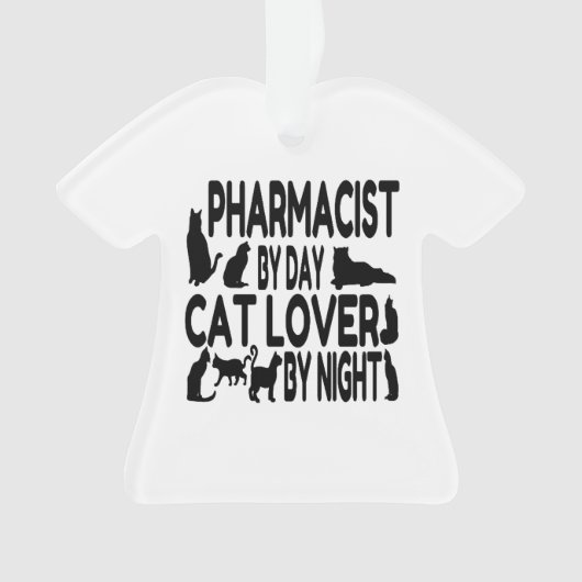 Cat Lover Pharmacist Ornament (voorkant)