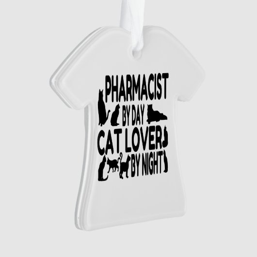 Cat Lover Pharmacist Ornament (voorkant)