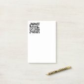 Cat Lover Pharmacist Post-it® Notes (Op bureau)