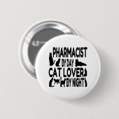 Cat Lover Pharmacist Ronde Button 5,7 Cm (Voorkant /achterkant)