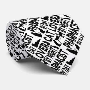 Cat Lover Pharmacist Stropdas