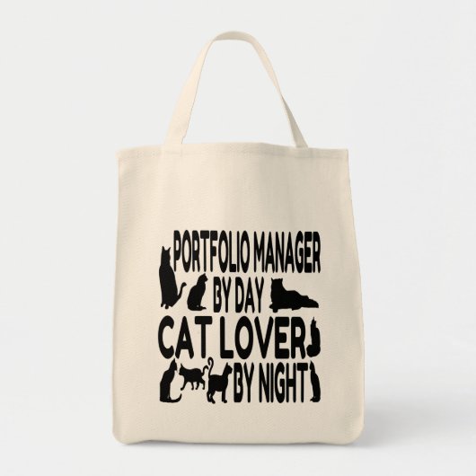 Cat Lover Portfolio Manager Tote Bag (Voorkant)