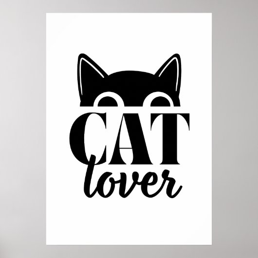 Cat Lover Poster (Voorkant)