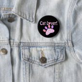 Cat Lover Producten Ronde Button 5,7 Cm (In situ)