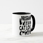 Cat Lover Programmer Mok (Voorkant rechts)