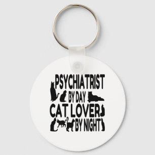 Cat Lover Psychiatrist Sleutelhanger