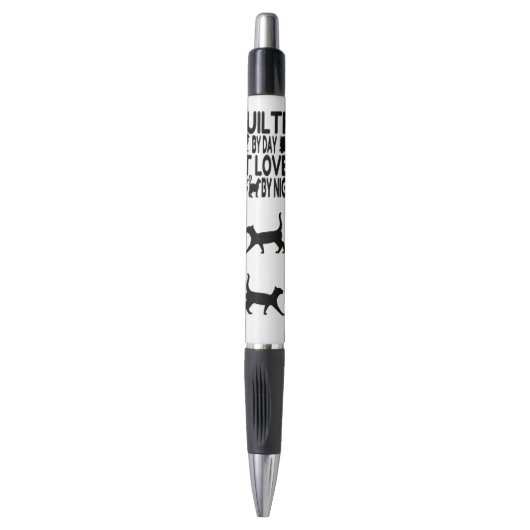 Cat Lover Quilter Pen (Voorkant Verticaal)