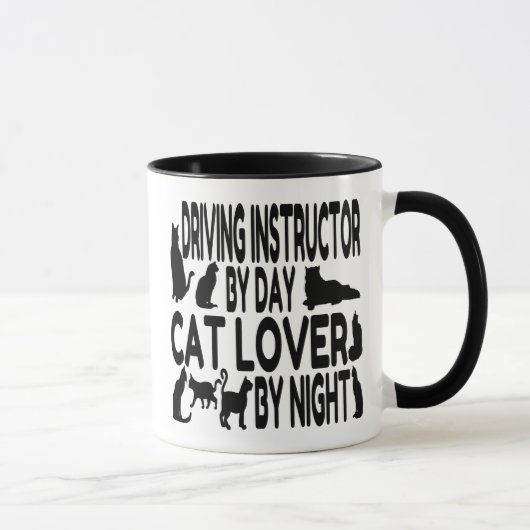 Cat Lover Rijinstructeur Mok (Rechts)