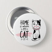 Cat Lover Ronde Button 7,6 Cm (Voorkant /achterkant)