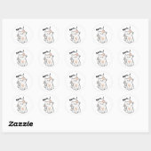 Cat Lover Ronde Sticker (Vel)