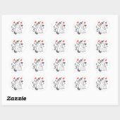 Cat Lover Ronde Sticker (Vel)