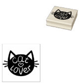 Cat Lover Rubberstempel (Gestempeld)