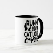 Cat Lover Runner Mok (Voorkant rechts)