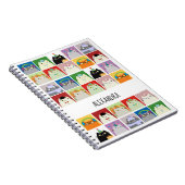 Cat Lover Schattige Kawaii Notitieboek (Rechterzijde)