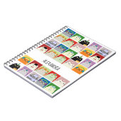 Cat Lover Schattige Kawaii Notitieboek (Linkerzijde)