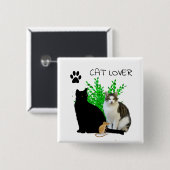 Cat Lover Schattigee Katten Button (Voorkant /achterkant)