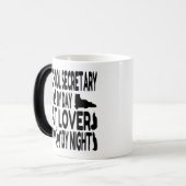 Cat Lover School Secretaris Magische Mok (Voorkant links)