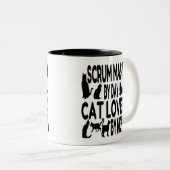 Cat Lover Scrum Master Tweekleurige Koffiemok (Voorkant rechts)