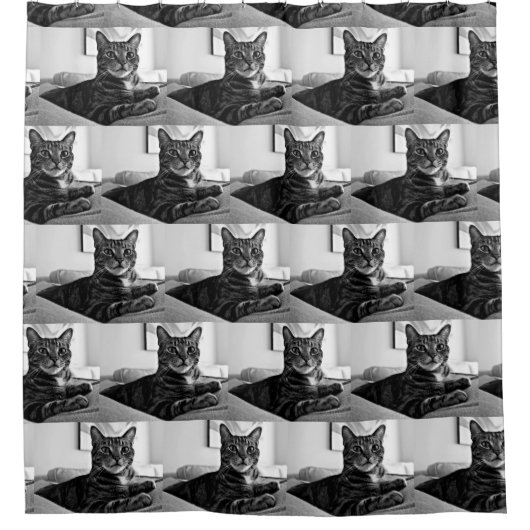 Cat Lover Shower Curtain Douchegordijn (Voorkant)