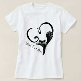CAT LOVER | Siamese kat — Heart Shaped Tail T-shirt