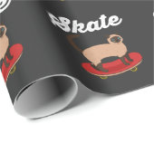 Cat Lover Skateboard Fan Cadeaupapier (Rol Hoek)