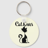 Cat Lover Sleutelhanger (Voorkant)