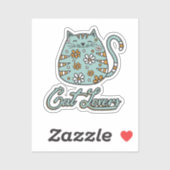 Cat Lover Sticker (Vel)