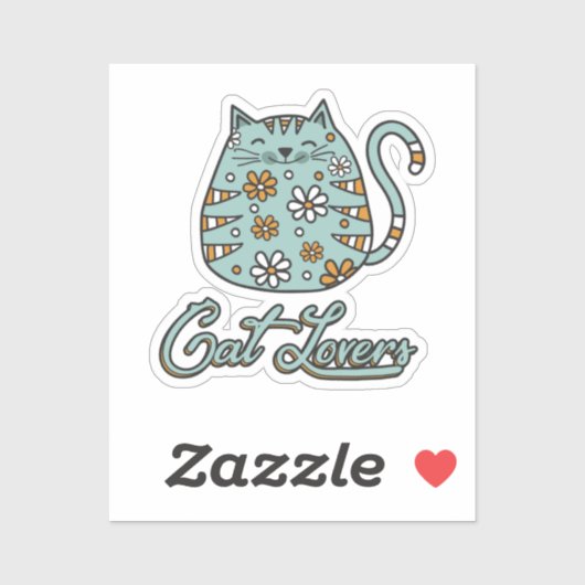 Cat Lover Sticker (Vel)