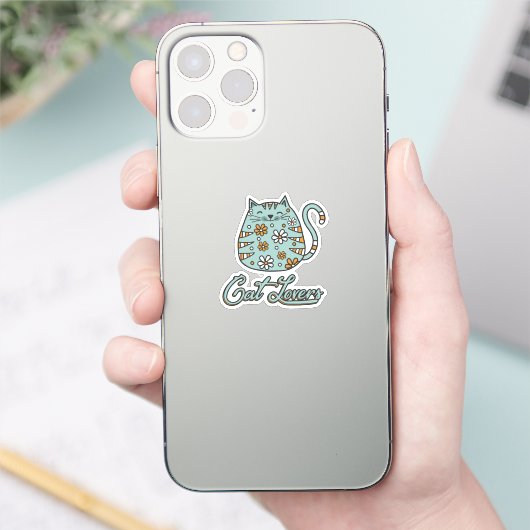 Cat Lover Sticker (Telefoon)
