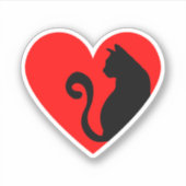 Cat Lover Sticker (Voorkant)
