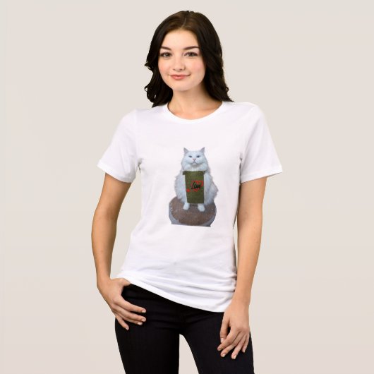 Cat Lover T-shirt (Voorkant volledig)