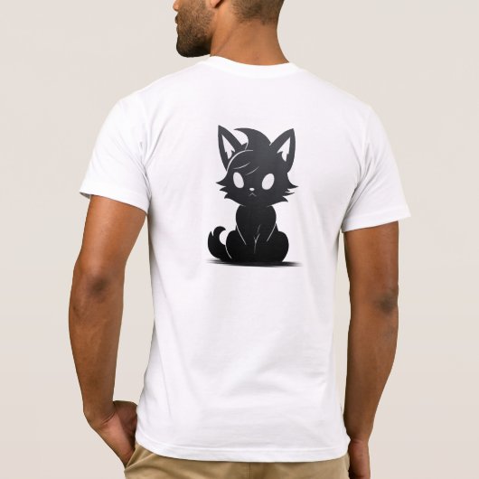 Cat Lover T-shirt (Achterkant)