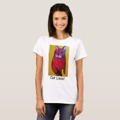 Cat Lover T-Shirt (Voorkant volledig)