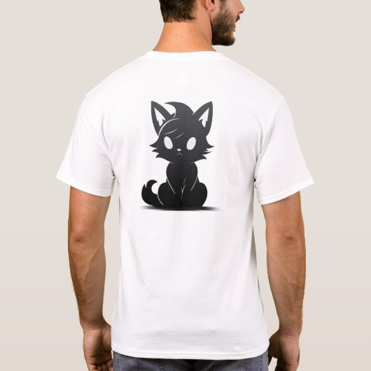 Cat Lover T-shirt (Achterkant)