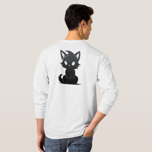 Cat Lover T-shirt (Achterkant volledig)