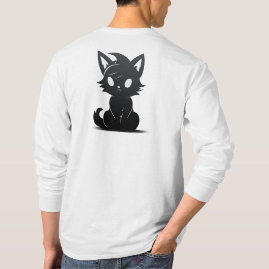 Cat Lover T-shirt (Achterkant)