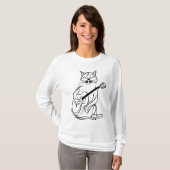 Cat lover t-shirt (Voorkant volledig)