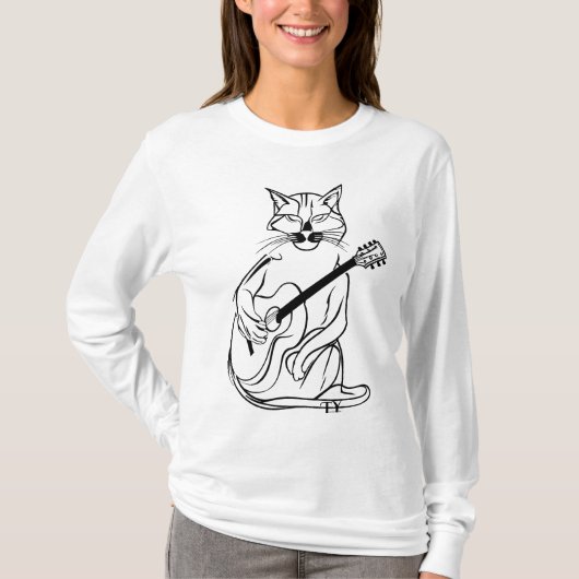 Cat lover t-shirt (Voorkant)