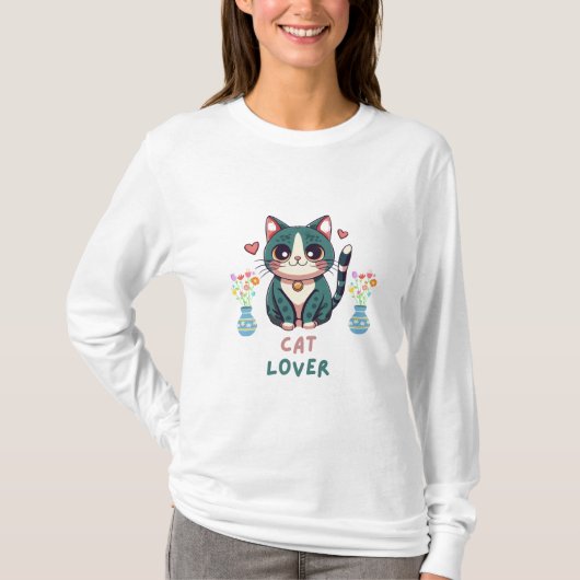Cat Lover T-shirt (Voorkant)