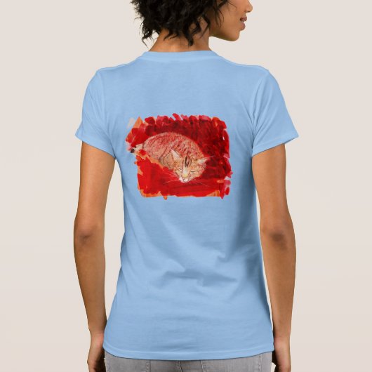 Cat Lover T-shirt (Achterkant)