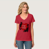Cat Lover T-shirt Cat Lover Shirten  (Voorkant volledig)