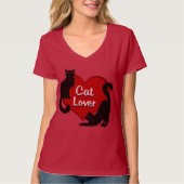 Cat Lover T-shirt Cat Lover Shirten  (Voorkant)