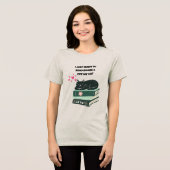 Cat Lover T-Shirt, Read Books Shirt, Cat Shirt (Voorkant volledig)