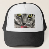 Cat Lover Terrible Look with ADD TEXT Printed-Cap Trucker Pet (Voorkant)