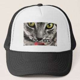 Cat Lover Terrible Look with ADD TEXT Printed-Cap Trucker Pet