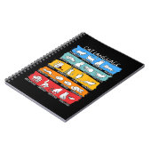 Cat Lover Tshirt, Funny Cat T-shirt, Cat Gift, Cut Notitieboek (Linkerzijde)