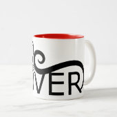 Cat Lover Tweekleurige Koffiemok (Voorkant rechts)